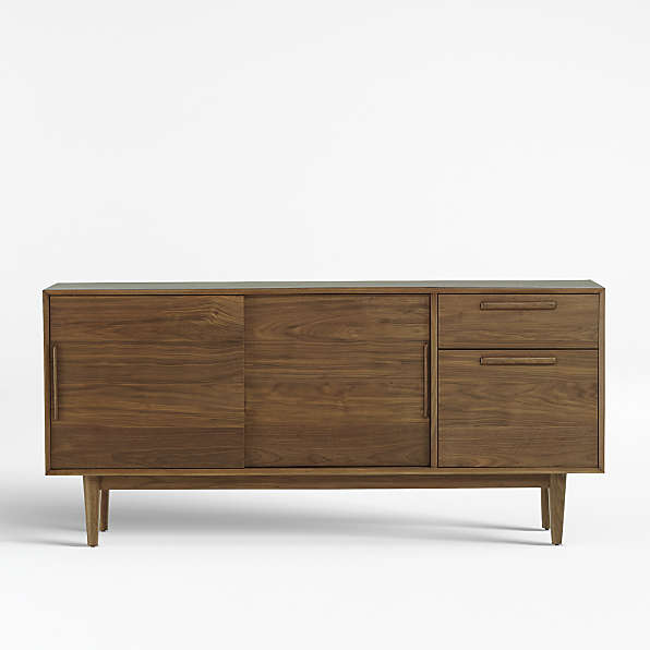 that can be used also as an entryway console walnut Floating TV console  cabinet  stand with drawers