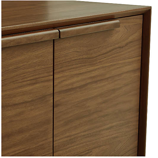 Tate 80" Walnut Storage Media Console