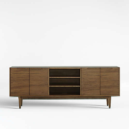 Tate Walnut 80" Storage Media Console