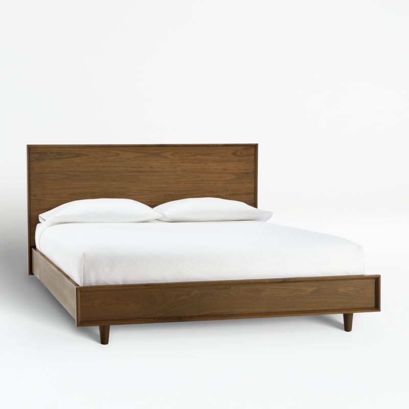 Tate Walnut Wood Bed