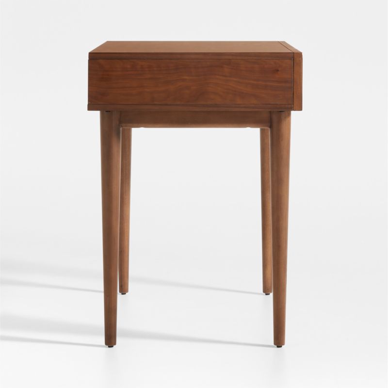 Tatum Walnut Wood Desk with Drawer - image 11 of 14