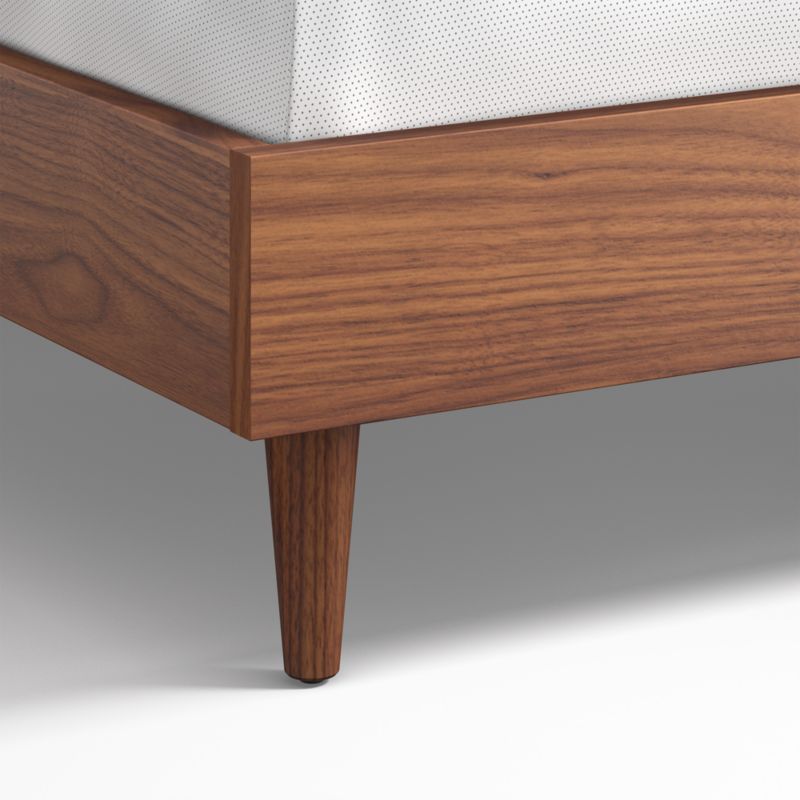 Tatum Walnut Mid-Century Wood Kids Twin Bed