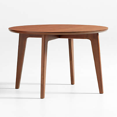 Tatum Walnut Wood Round Kids Play Table