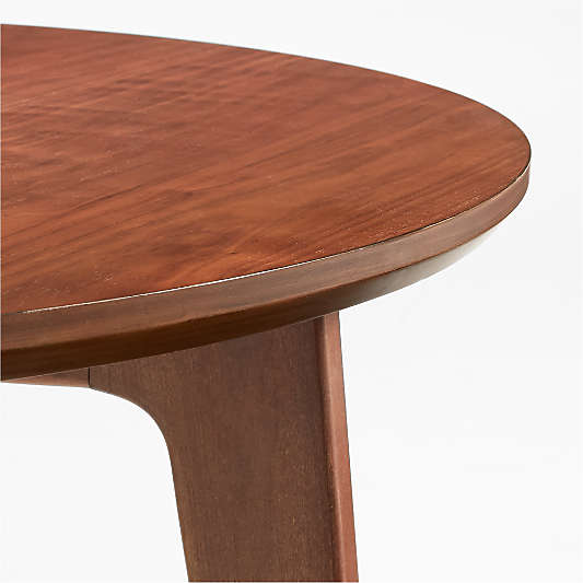 Tatum Walnut Wood Round Kids Play Table