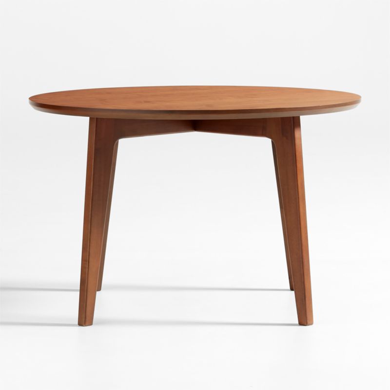 Tatum Walnut Wood Round Kids Play Table