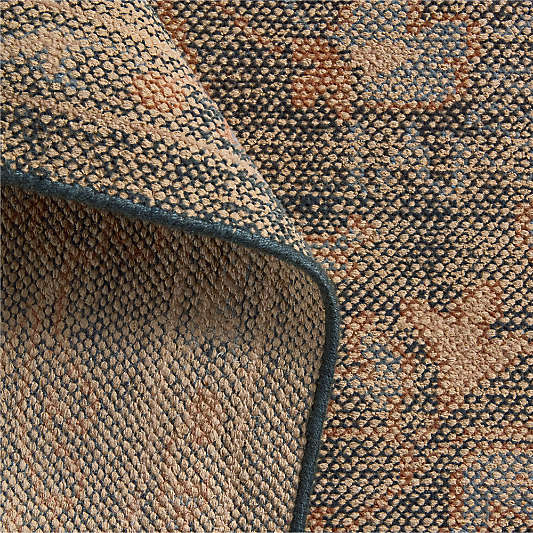 Tavira Performance Traditional Blue Handknotted Area Rug 9'x12'