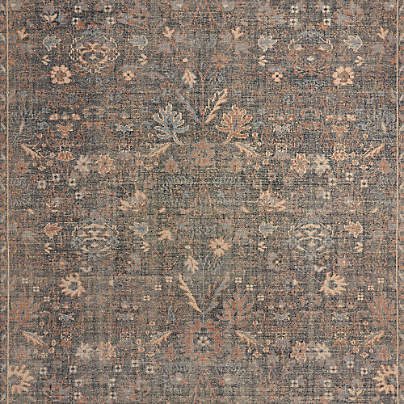 Tavira Performance Traditional Blue Handknotted Area Rug 12'x15'