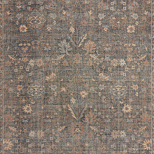 Tavira Performance Traditional Blue Handknotted Area Rug 6'x9'