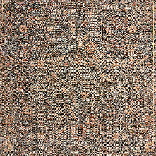 Tavira Performance Traditional Blue Handknotted Rug Swatch 12"x18"