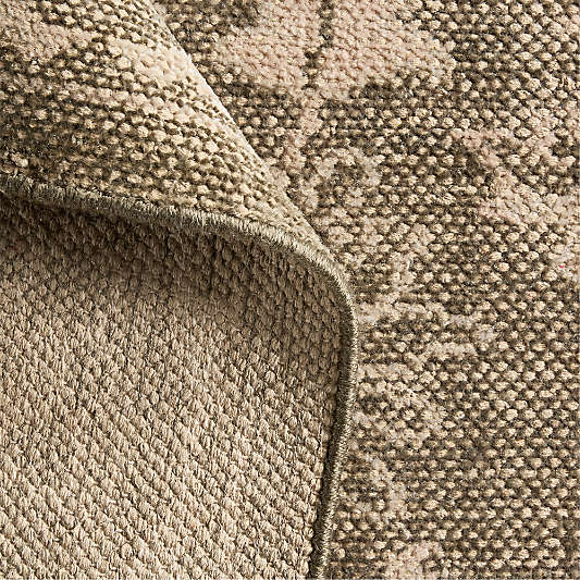 Tavira Performance Traditional Green Handknotted Area Rug