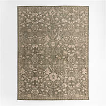 Tavira Performance Traditional Green Handknotted Area Rug 8'x10' +