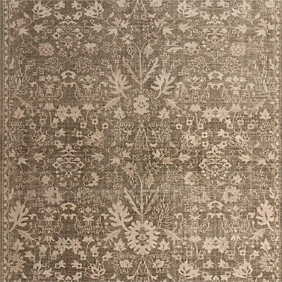 Tavira Performance Traditional Green Handknotted Area Rug 6'x9'