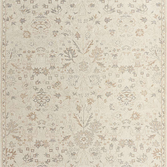 Tavira Performance Traditional Ivory Handknotted Area Rug 8'x10'