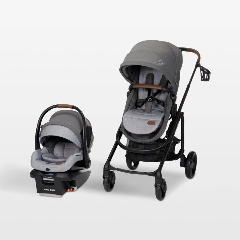 Nuna SWIV + PIPA Urbn Caviar Black Stroller Travel System