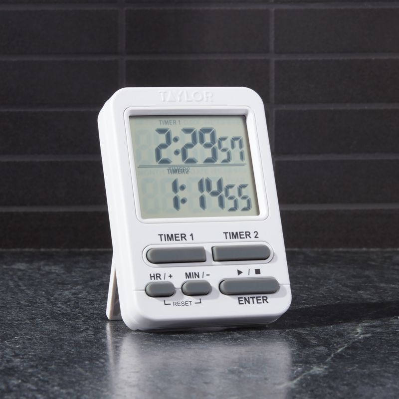 Taylor Dual Event Timer | Crate & Barrel