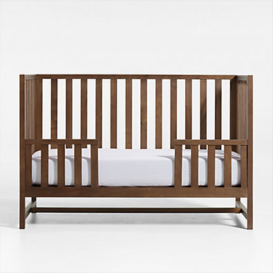 View Taylor Walnut Wood Toddler Bed Rail details