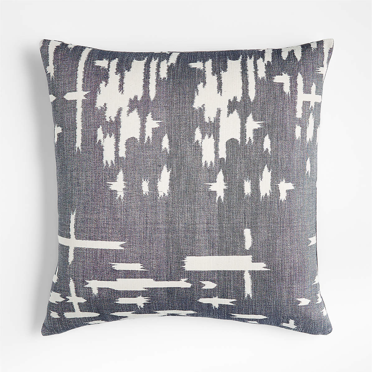 gray and blue pillows
