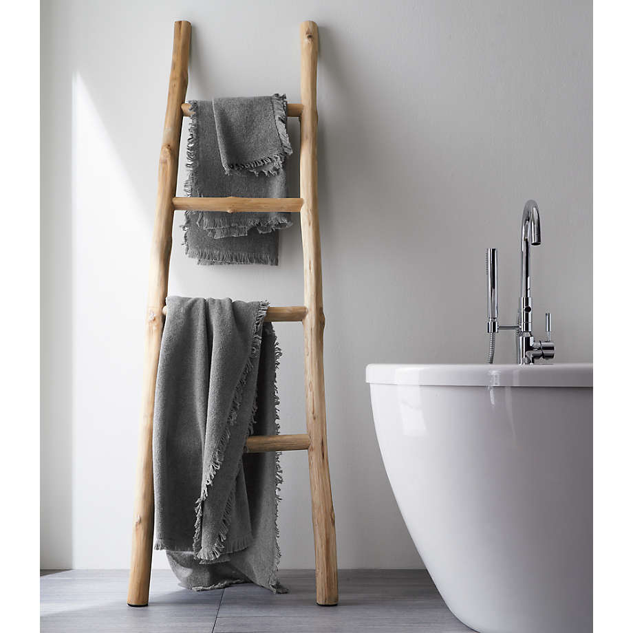 Teak Wood Decorative Throw Ladder + Reviews | Crate & Barrel