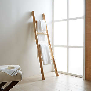 Towel rack crate online and barrel