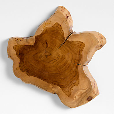 View Teak Root Wedge Wood Serving Board details