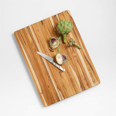 Proteak 107 Large Rectangle Edge Grain Cutting Board With Hand Grip 24 X 18 Inch for sale online 