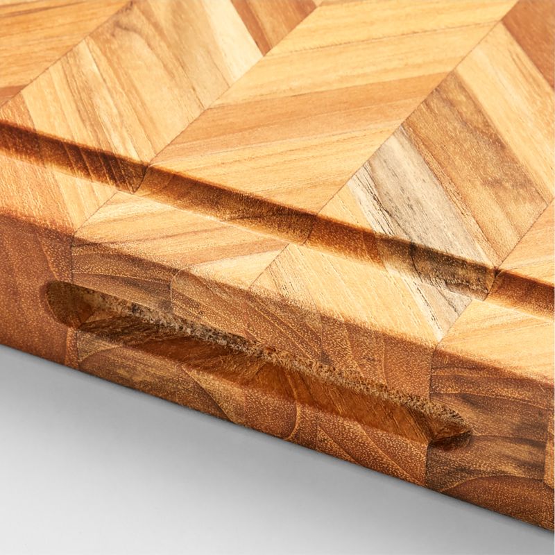 Herringbone Cutting Board (L) 323 – TEAKHAUS