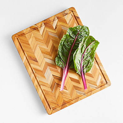 View Teakhaus Herringbone Cutting Board 20"x16" details