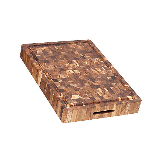 Teakhaus Thick Butcher Block, 20"x14"x2.5"