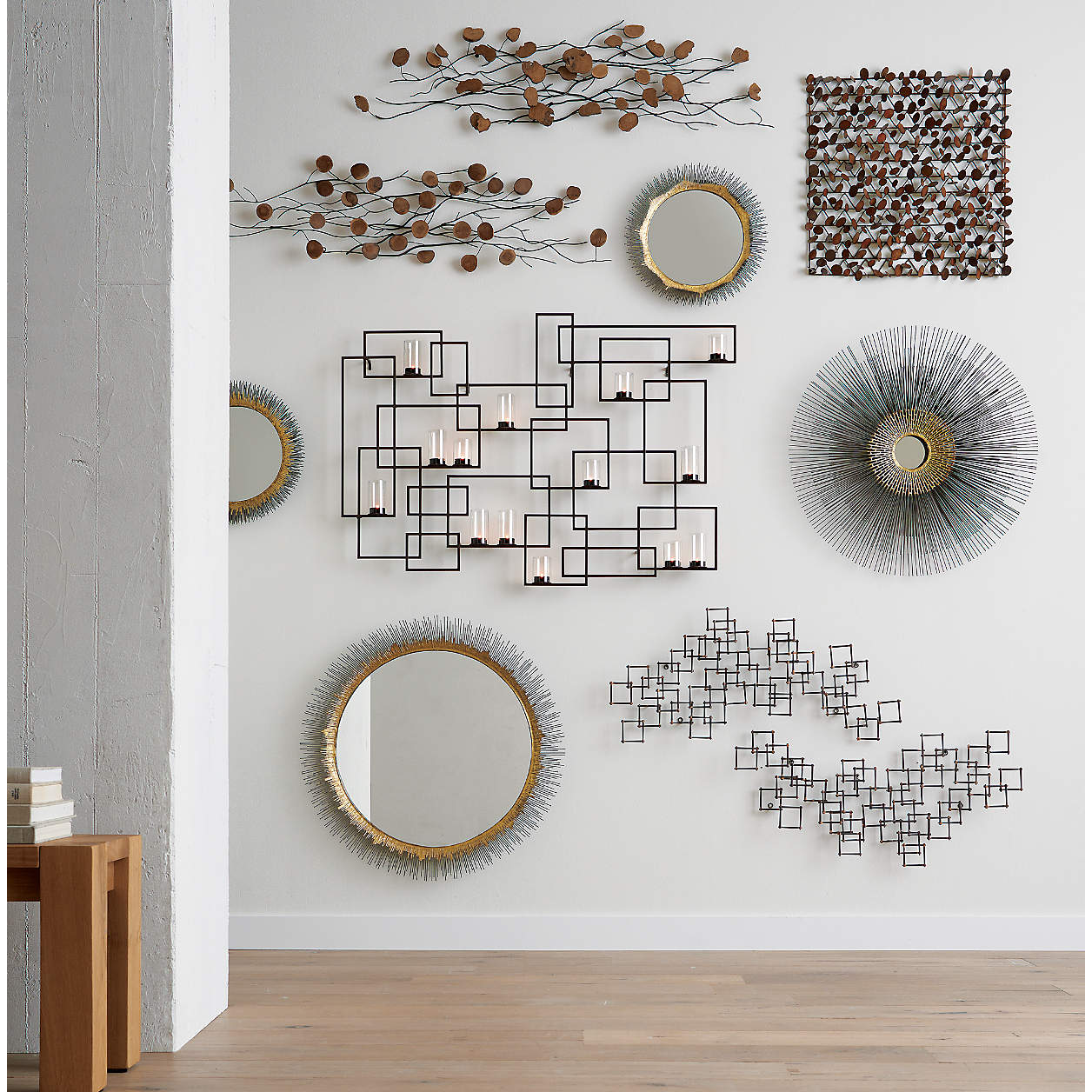 'Teakroot Discs' Wood Wall Art Crate & Barrel Canada