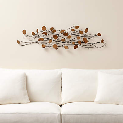 'Teakroot Discs' Wood Wall Art 51.38"x12.99"