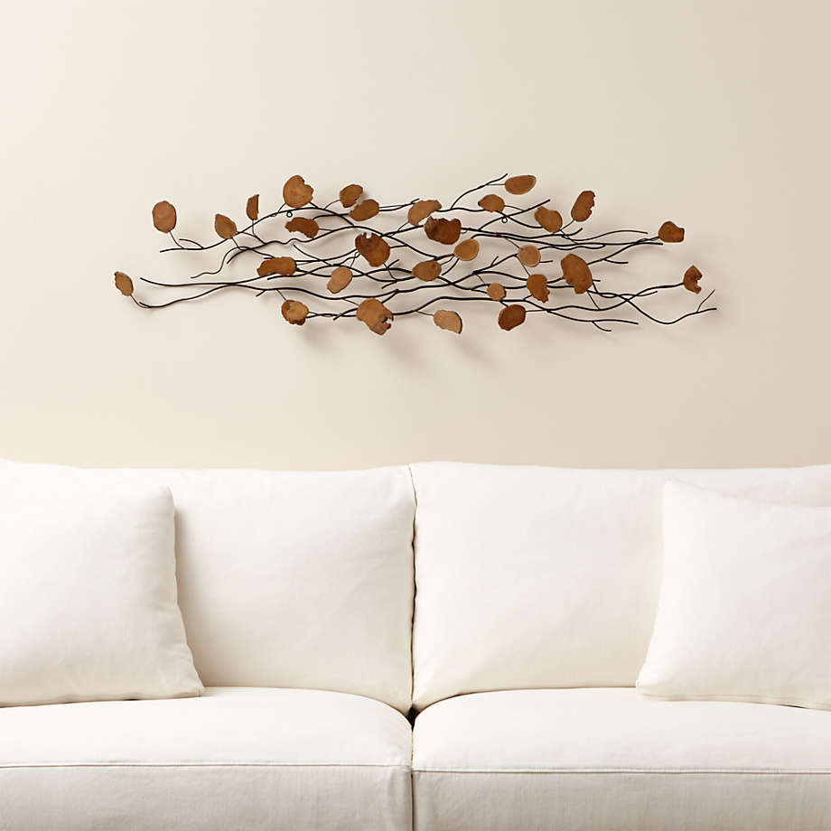 Botanical Wood Wall Art Set of 3 Leaves Wood Wall Decor Bedroom