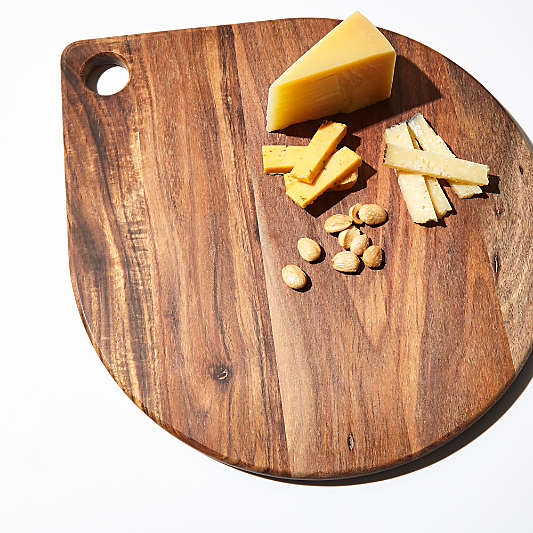 Teardrop Acacia Wood Serving Board