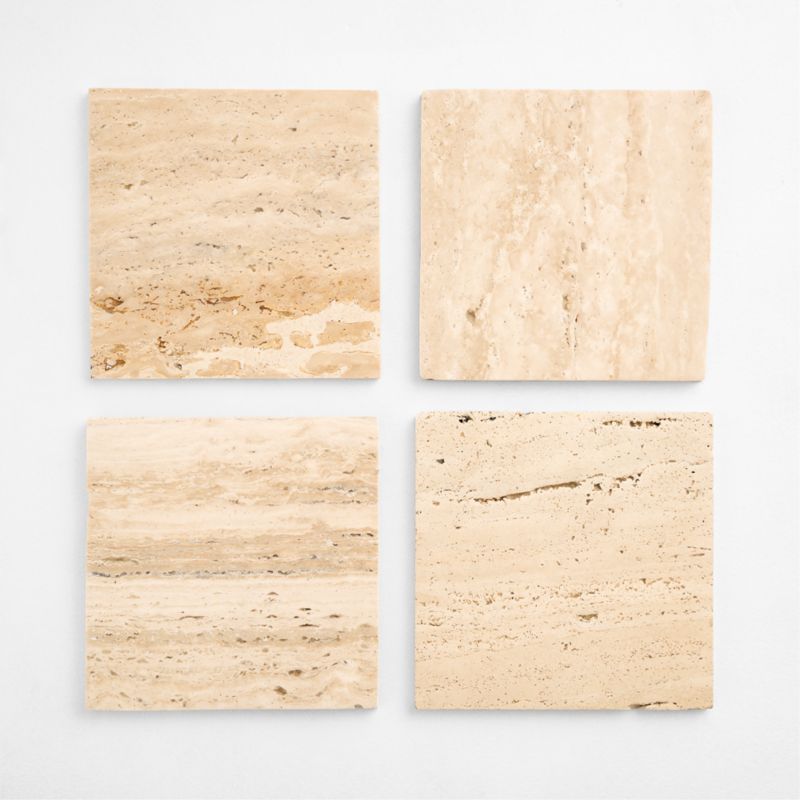 Telephone Travertine 20" Side Table by Laura Harrier & Tiffany Howell - image 9 of 10