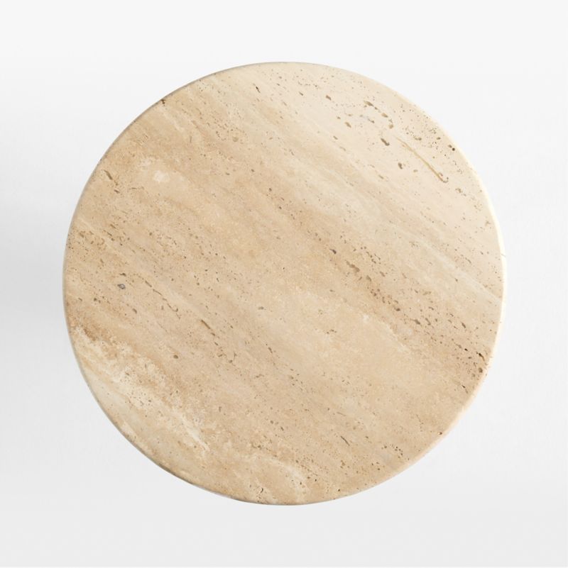 Telephone Travertine 20" Side Table, Set of 2 by Laura Harrier & Tiffany Howell - image 6 of 8