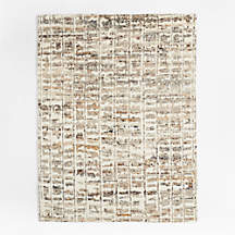 Telluride Wool Hand-Knotted Tan Area Rug 8'x10' | Crate & Barrel