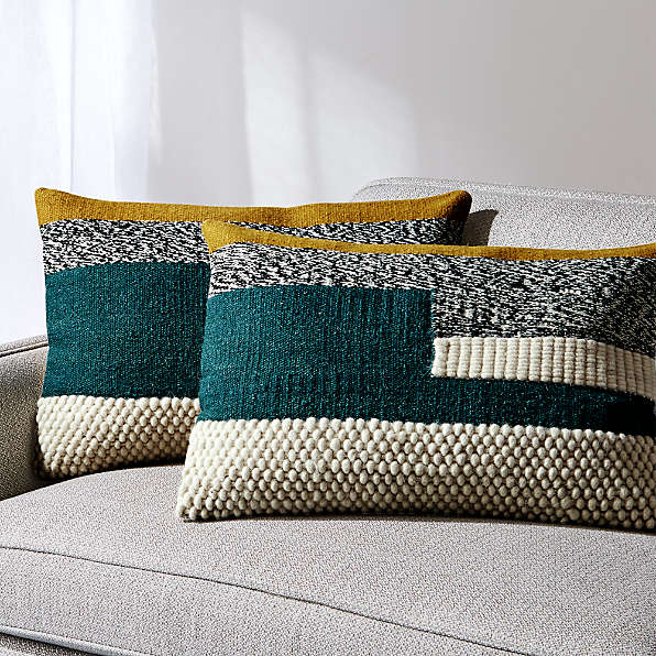 Teal color pillows Outlet