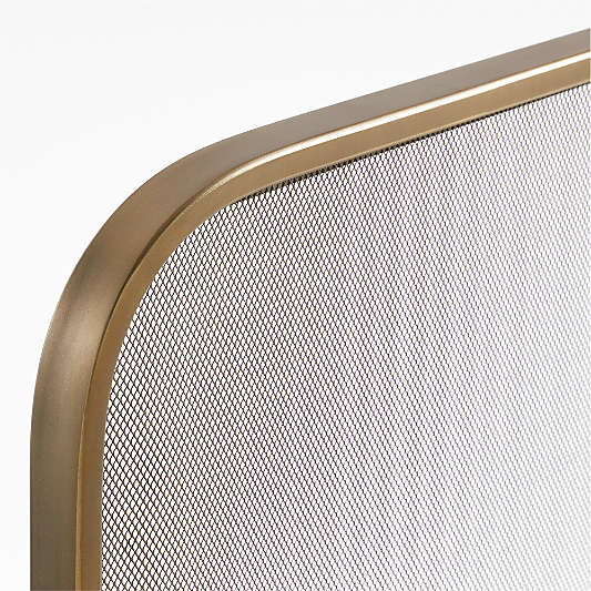 Telum Brass Fireplace Screen