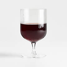Symphony 10-Oz. Fluted All Purpose Wine Glass + Reviews | Crate & Barrel