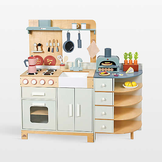 Tender Leaf La Fiamma Grand Kids Wooden Play Kitchen