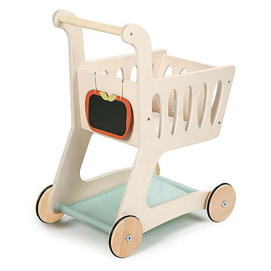 Tender Leaf Kids Wooden Shopping Cart Toy