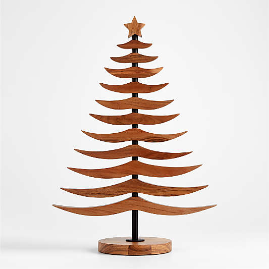 Warm Acacia Tannenbaum Christmas Ornament Tree 25"