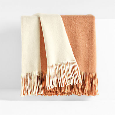 View Tepi 70"x55" Blush Throw Blanket details