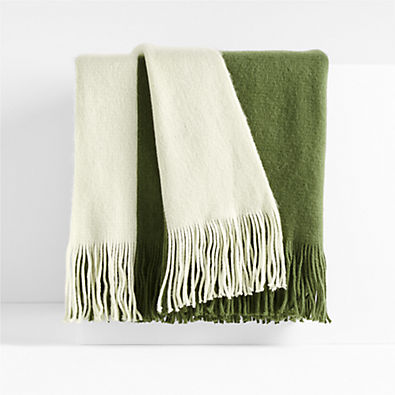 View Tepi 70"x55" Moss Throw Blanket details
