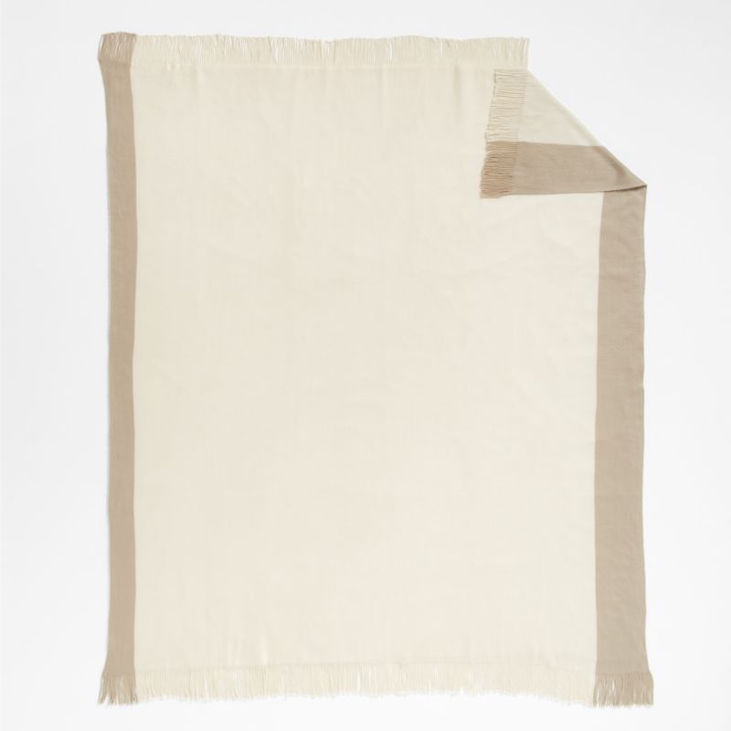 Tepi 70"x55" Natural Throw Blanket - image 11 of 12