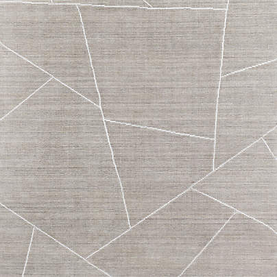 Teramo Performance Handwoven Abstract Grey Area Rug 8'x10'