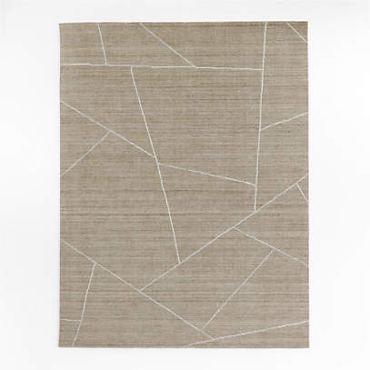 Teramo Performance Abstract Taupe Area Rug 9'x12' + Reviews