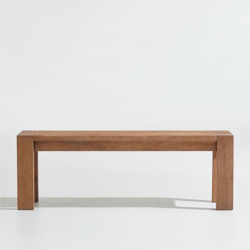 Terra 51" Smoke Oak Dining Bench