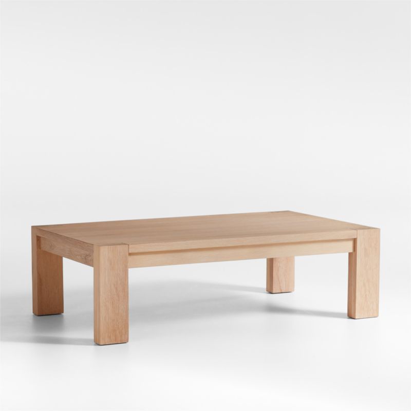 Terra Natural White Oak Wood 68" Rectangular Coffee Table - image 10 of 16