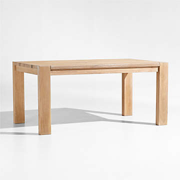 Parsons Clear Glass Top/ Stainless Steel Base 60x36 Dining Table