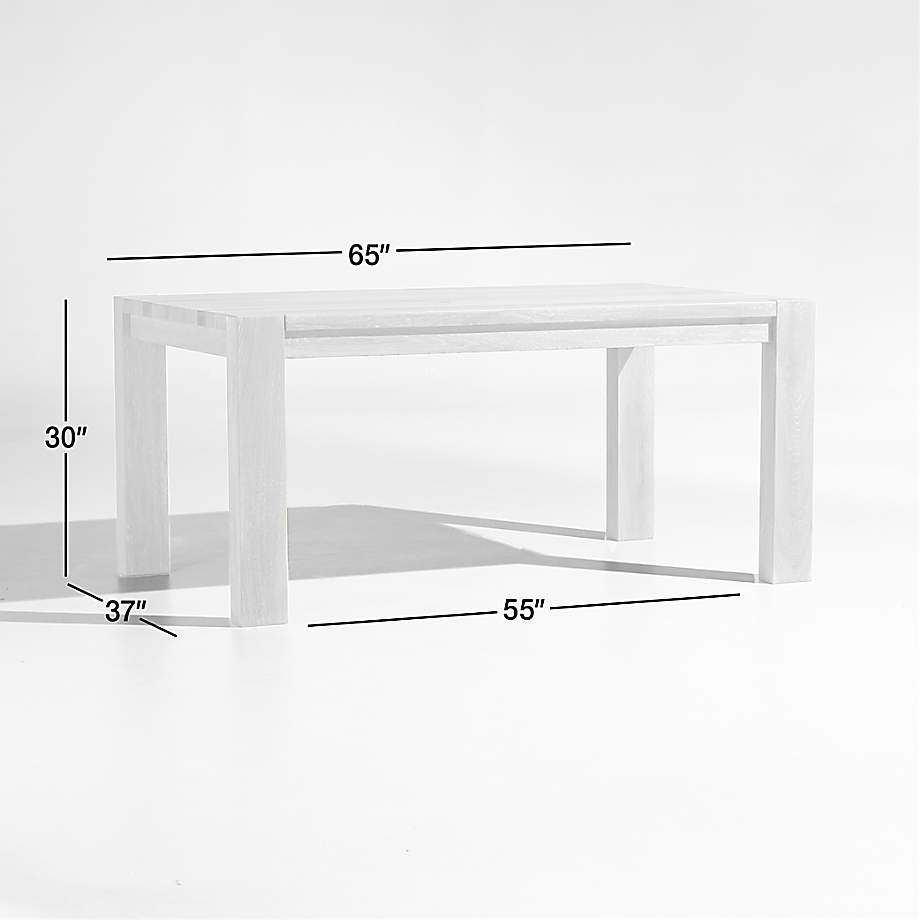 Solid deals white table